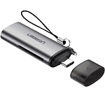 Кардридер UGREEN CM184 (50704) серый