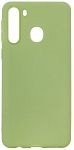 Задняя накладка ZIBELINO Soft Matte для Samsung Galaxy A21 оливковый