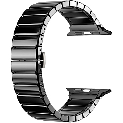 Керамический ремешок LYAMBDA Libertas для Apple Watch 42/44 mm DS-APG-06-44-BK Black (Уценка)