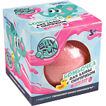 Бомбочка для ванны ELLYFUN с сюрпризом. Тон Розовый, в/к 6,5*6,5*6,5 см