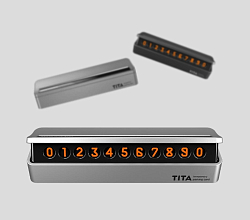 Автовизитка XIAOMI bcase TITA Temporary Parking Card серебро