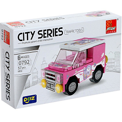 Конструктор PEIZHI Город "Машинки", 0792 57 деталей 10862655