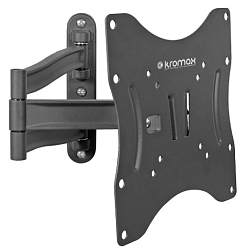 Кронштейн KROMAX TECHNO-3 (15"-40") до 20кг серый настенный поворотно-выдвижной и наклонный