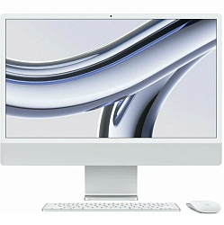Моноблок 24" Apple iMac Retina 4,5K (M3 8C CPU, 10C GPU)/ 8GB/ SSD 256GB), серебристый