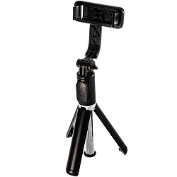 Монопод-трипод WALKER WTR-50, Bluetooth, съемный пульт, 103 см, черный