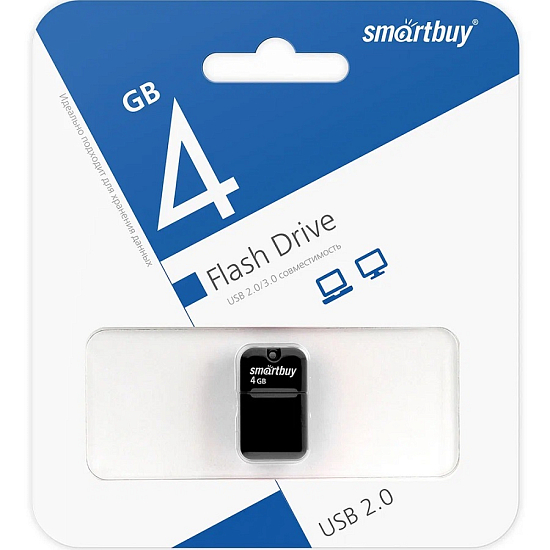 USB  4Gb Smart Buy Art чёрный
