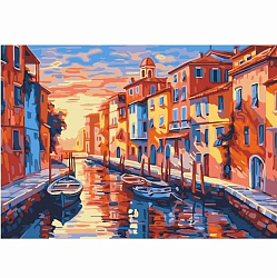 Картина по номерам LORI "На заре" 20*28,5 см Кпн-280/LR