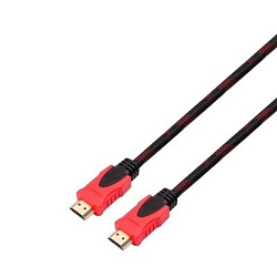 Кабель HDMI <--> HDMI  1.0м EXPLOYD Easy EX-K-1409 черный/красный, v1.4