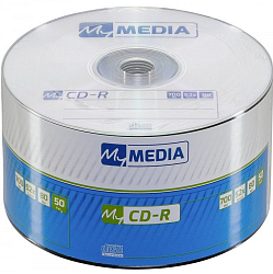 Диск CD-R MyMedia 700Mb 52x Pack wrap (50шт) (69201)