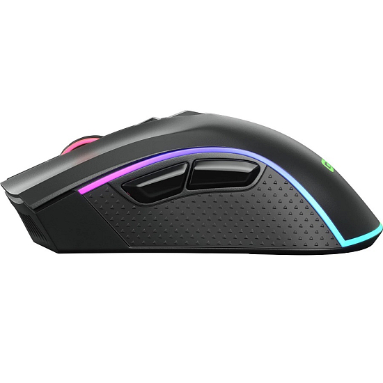 Мышь OKLICK 980GMW черный00dpi) USB (7but)