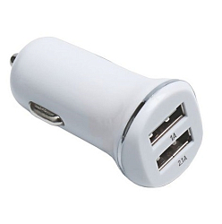 Авто ЗУ 2USB 2.1A FAISON CZ1 белый