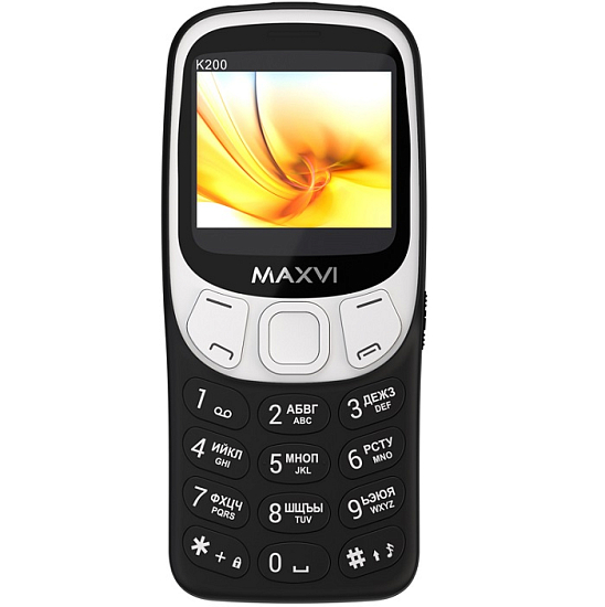 Телефон Maxvi K200 black