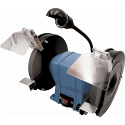 Точильный станок WILLMARK BG400WLED ( 400 Вт, подсветка LED,2950 об/мин.заточной круг: 200х20х16мм)