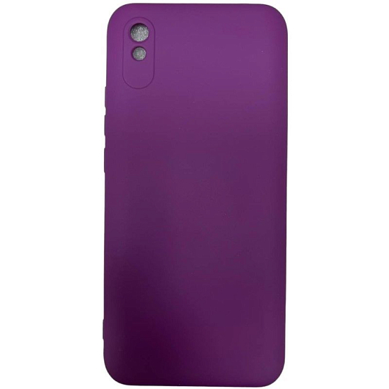Задняя накладка SILICONE COVER для Xiaomi Redmi 9A №15 Фиолетовый