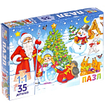 Пазл «Новогодние подарки», 35 деталей