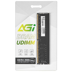 Оперативная память DDR4 16Gb AGI 2666MHz AGI266616UD138 UD138 RTL PC4-25600 DIMM 288-pin Ret