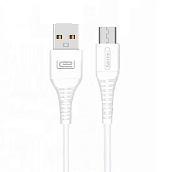 Кабель USB <--> microUSB  1.0м EARLDOM EC-068M, белый