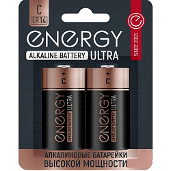 Элемент питания ENERGY LR14 Ultra BL-2 (2/20/160)