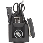 Канцелярский набор STAFF "Минидеск", 11 предметов, вращающаяся конструкция, 230742