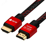 Кабель HDMI <--> HDMI  0.5м GREENCONNECT GCR-51488, v2.0, красный
