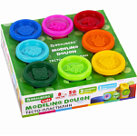 Пластилин тесто BRAUBERG KIDS, 8 цв 400г 106720