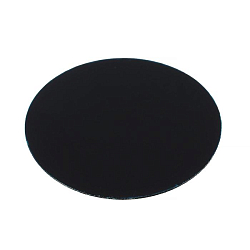 Пластина для магнитных держателей, диаметр 4 см, самоклеящаяся, черная   6991019