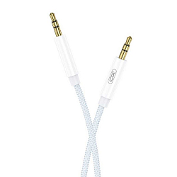 Кабель Jack 3.5 <--> Jack 3.5  1.0м XO-NB-R211C, светло-синий