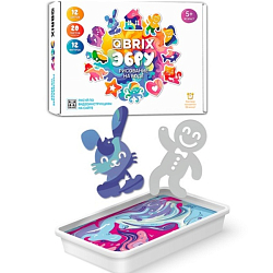 Набор для рисования QBRIX Эбру 12 цветов / 12 фигурок