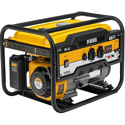 Генератор бензиновый DENZEL PS-33, 3,3 кВт, 230В, 15л, ручной стартер