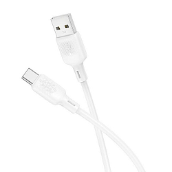 Кабель USB <--> Type-C  1.0м BOROFONE BX113 Lenny, белый