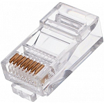 Коннектор RJ-45 (8P8C) CABLEXPERT PLUG3UP6/10 универсальная кат.5e, контакты 6 микрон (10 шт.)