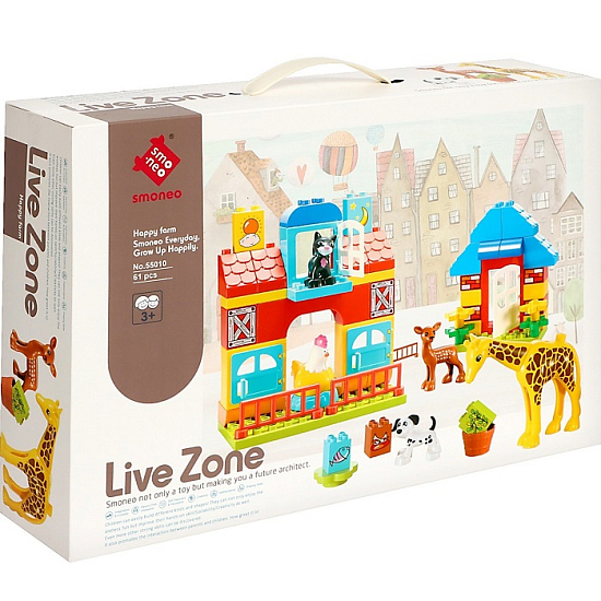 Конструктор SMO-NEO Зооферма, 61 деталь 3530928