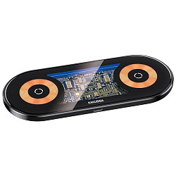 Беспроводное ЗУ Kakusiga KSC-1152 2 в 1 15W 3А черное