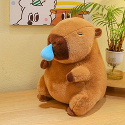 Мягкая игрушка Капибара с шариком 18067-30