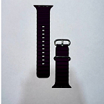 Силиконовый ремешок OCEAN BAND 42_44_45_49мм_застёжка-пряжка (силикон) 07_гранат