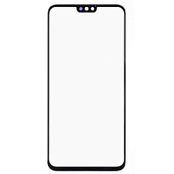 Противоударное стекло 2.5D NONAME для HUAWEI Honor X8, Ceramic Clear, черное, полный клей, в техпаке