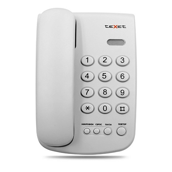 Телефон TEXET TX-241 светло-серый