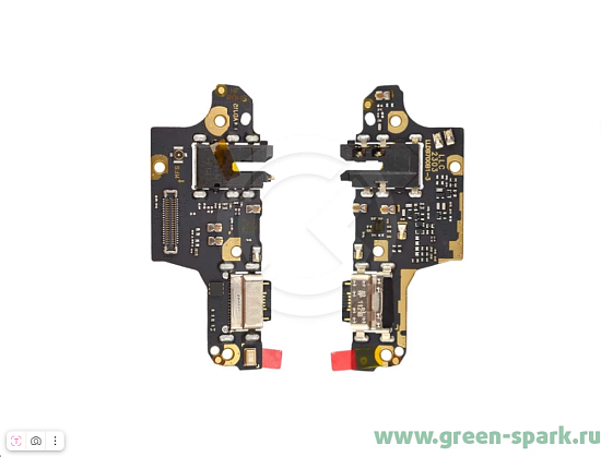 Шлейф (плата) для Xiaomi Poco X3/X3 NFC/X3 Pro + сис. разъем + раз. гарн. + микр.