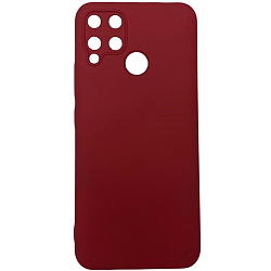 Силиконовый чехол NANO для Realme C15 (Вишневый)