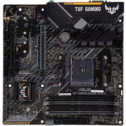 Материнская плата ASUS TUF GAMING B450M-PLUS II, Socket AM4, B450, 4*DDR4, DVI+HDMI, CrossFireX, SATA3 + RAID, Audio, Gb LAN, USB 3.1*6, USB 2.0*6, CO