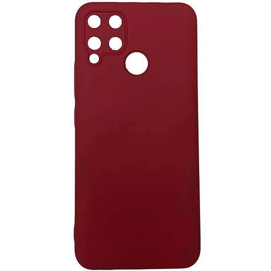 Силиконовый чехол NANO для Realme C15 (Вишневый)