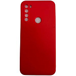 Задняя накладка ZIBELINO Soft Matte для Xiaomi Redmi Note 8T (красный) с микрофиброй