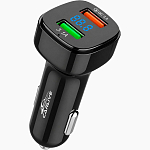 Автомобильное зарядное устройство 2USB CARLIVE CR-29, черный