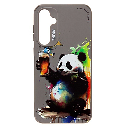 Задняя накладка SC335 для Samsung Galaxy S23 FE  (панда) (grey) (227154)