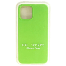 Задняя накладка MOBIS Magsafe для iPhone 12/12 Pro (6.1) (Салатовый) закрытая