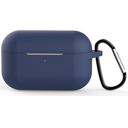 Силиконовый кейс для AirPods Pro Hang Silicon Сase с карабином Coast Blue
