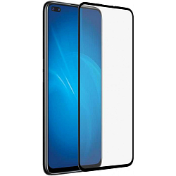 Противоударное стекло DF для Realme 8/8 Pro/11DF rmColor-14 (black)