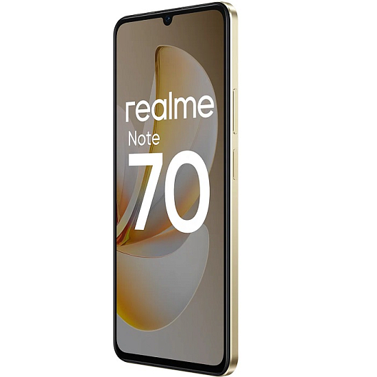 Смартфон Realme Note 70 6/128Gb, золотой