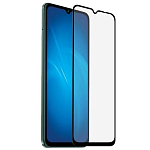 Противоударное стекло DF для Xiaomi Redmi 12C/Poco C55 DF xiColor-103 (black)