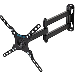 Кронштейн KROMAX Dix-13 black, 15-42", настенный, поворотно-выдвижной и наклонный (20262)